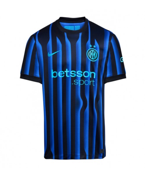 Günstige Inter Milan Lautaro Martinez #10 Heimtrikot 2025-26 Kurzarm Günstige Inter Milan Lautaro Martinez #10 Heimtrikot 2025-26 Kurzarm